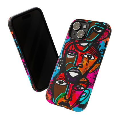 Abstract Men Phone Case - Afrocentric Art by The Trini Gee
