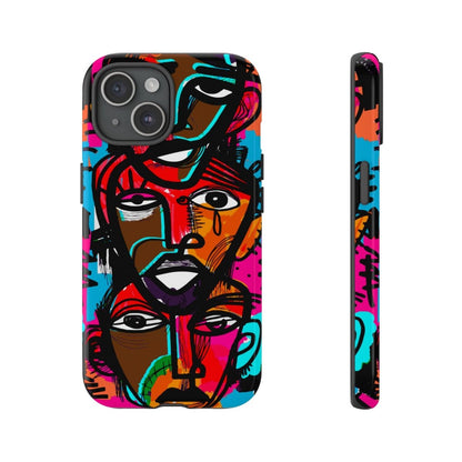Abstract Men Phone Case - Afrocentric Art by The Trini Gee