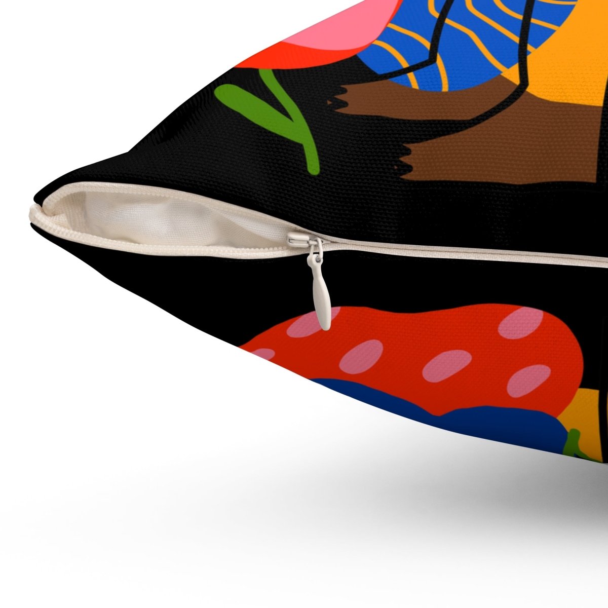 Abstract Woman Square Pillow - The Trini Gee