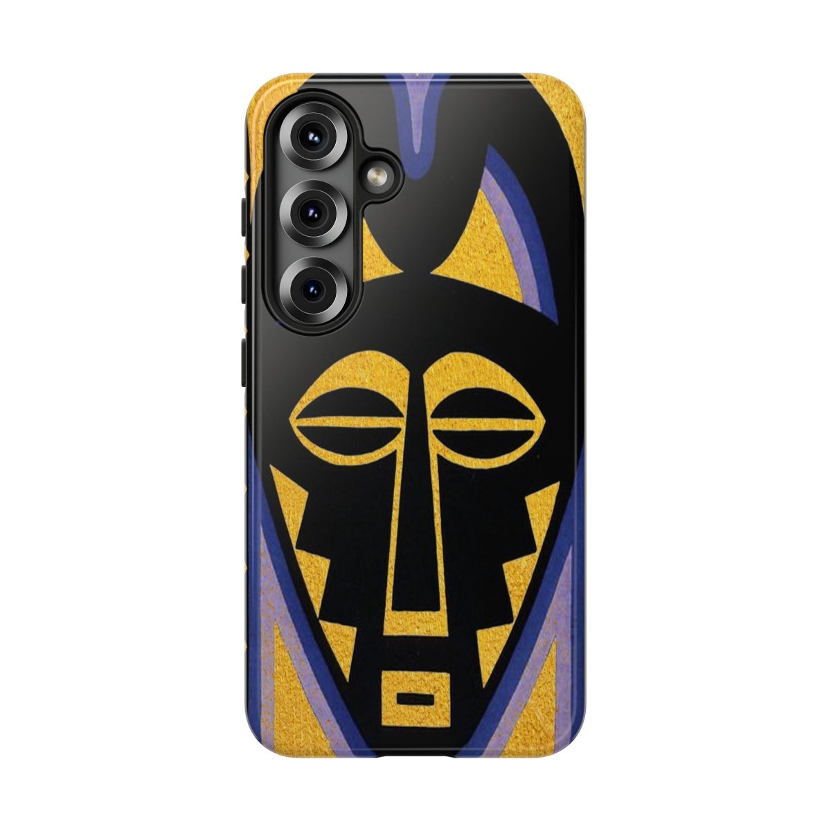 African Mask Phone Case - Afrocentric Art by The Trini Gee