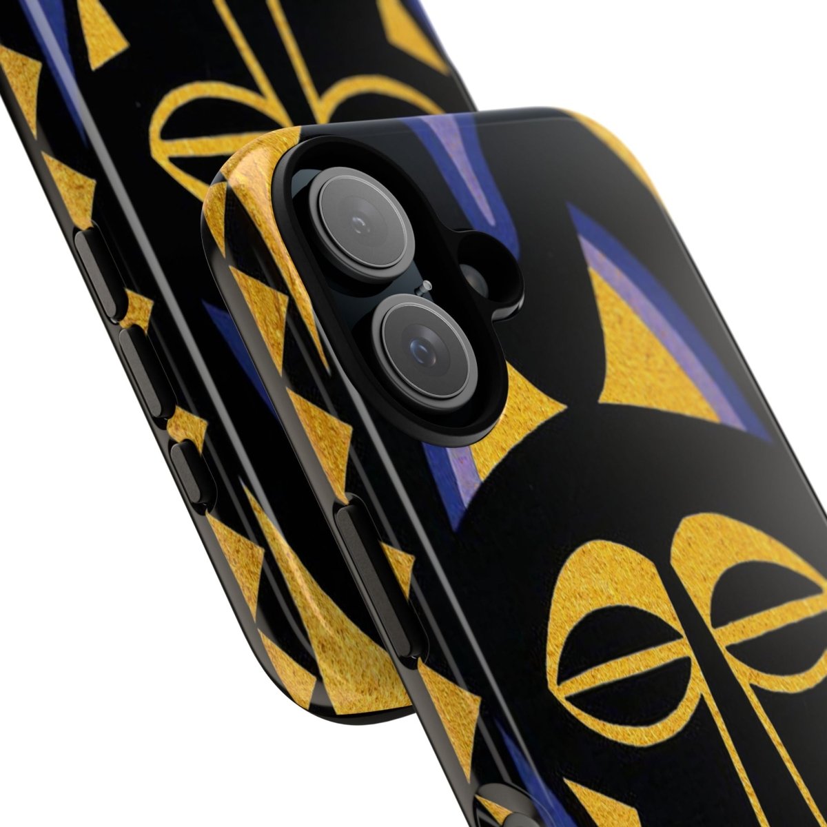 African Mask Phone Case - Afrocentric Art by The Trini Gee