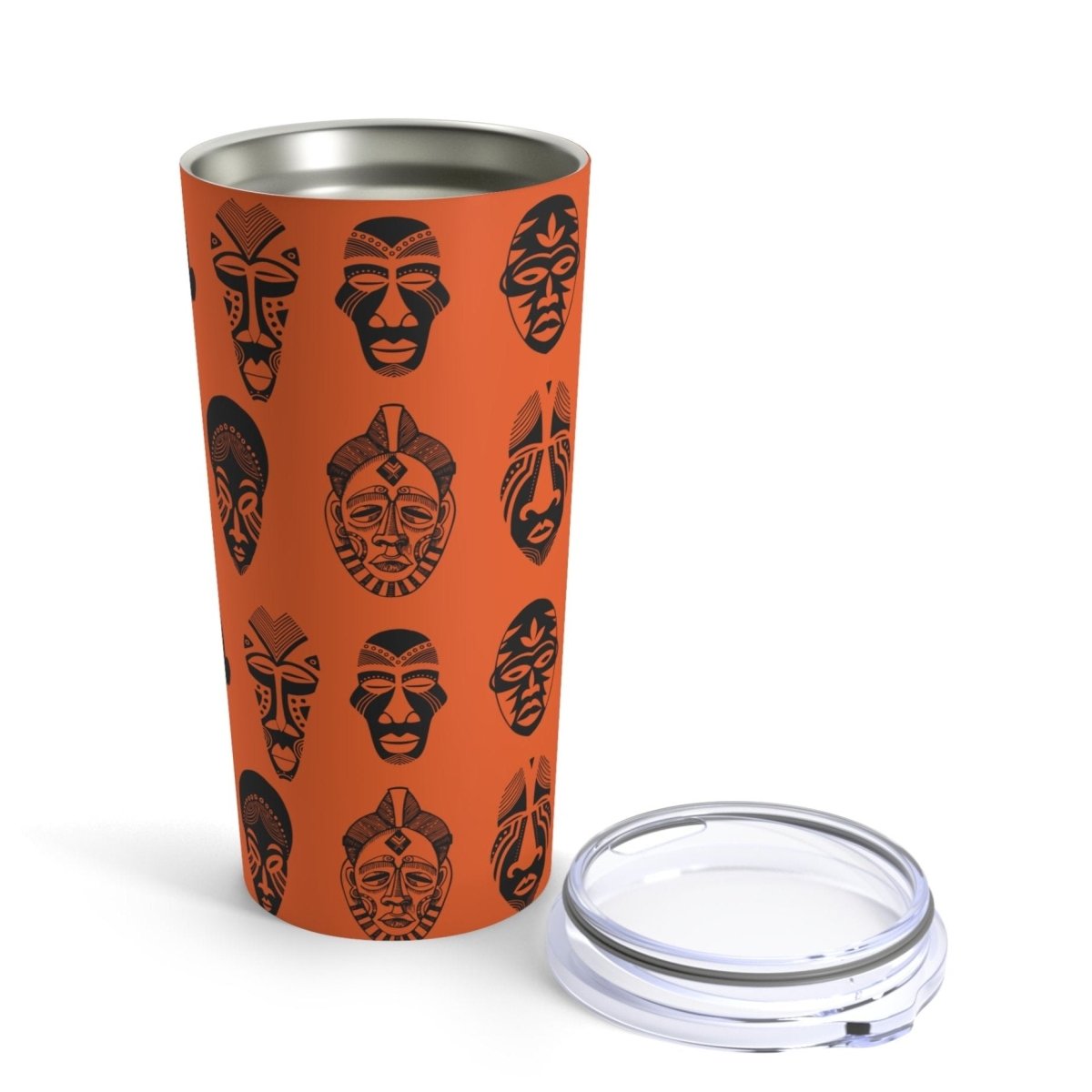 African Masks Tumbler - The Trini Gee
