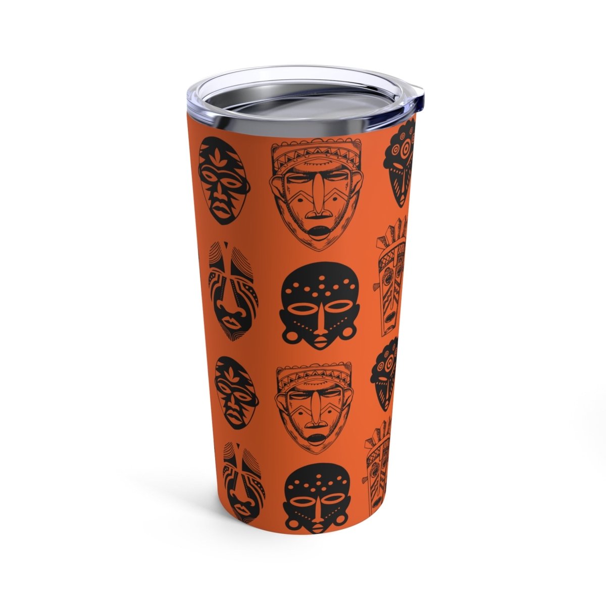 African Masks Tumbler - The Trini Gee