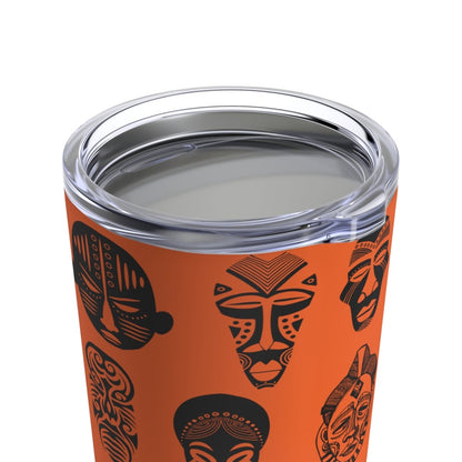 African Masks Tumbler - The Trini Gee