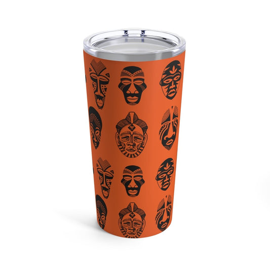 African Masks Tumbler - The Trini Gee