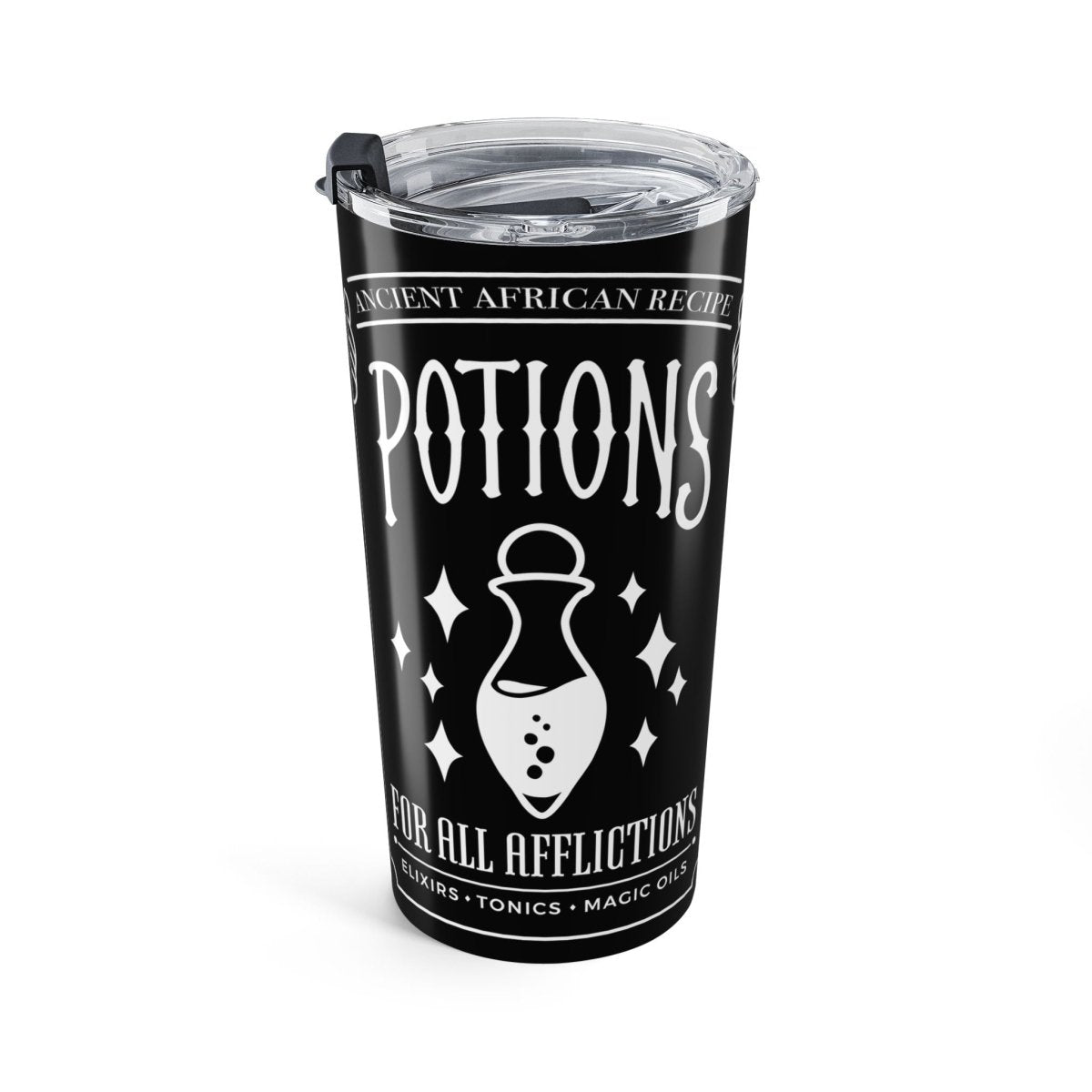 African Potions Tumbler - Afrocentric Art by The Trini Gee