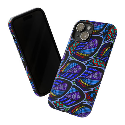 African Wax Print Phone Case - Afrocentric Art by The Trini Gee