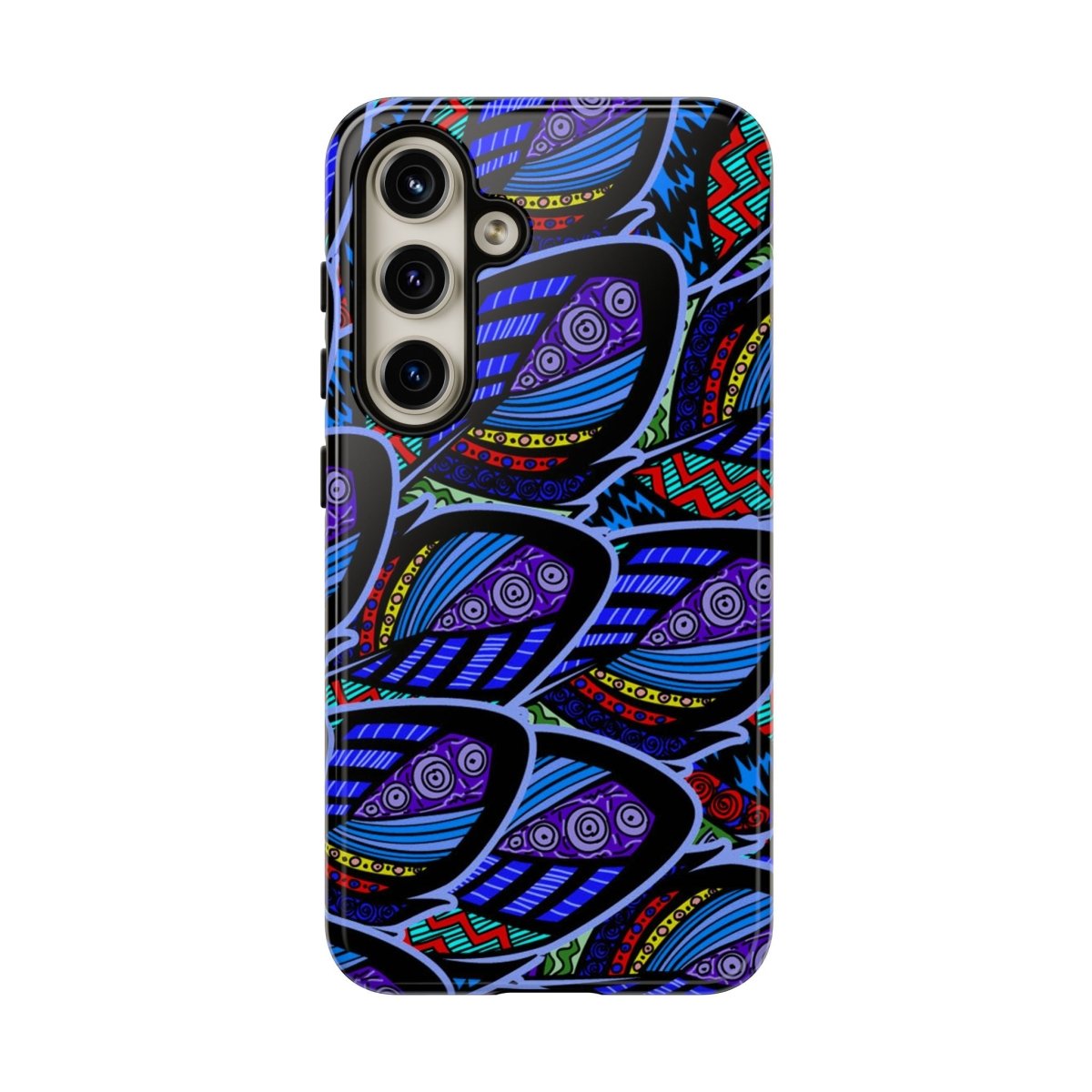 African Wax Print Phone Case - Afrocentric Art by The Trini Gee