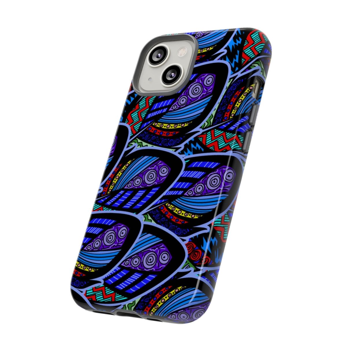 African Wax Print Phone Case - Afrocentric Art by The Trini Gee