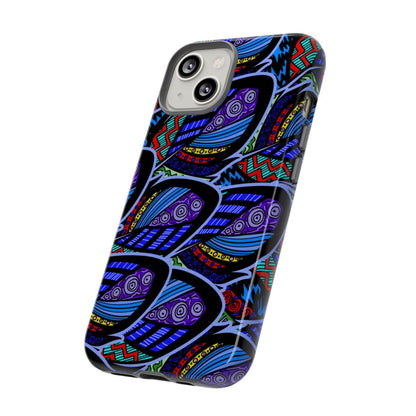 African Wax Print Phone Case - Afrocentric Art by The Trini Gee