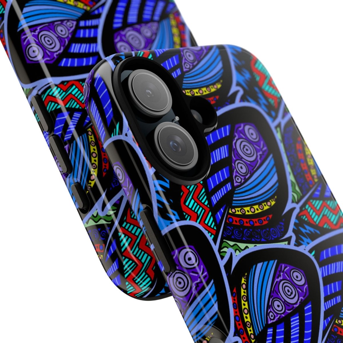 African Wax Print Phone Case - Afrocentric Art by The Trini Gee