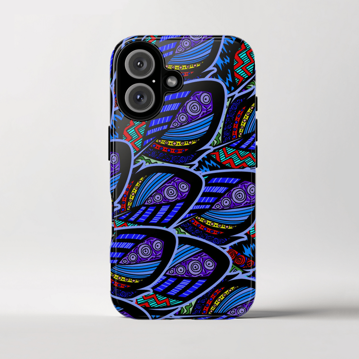 African Wax Print Phone Case - Afrocentric Art by The Trini Gee