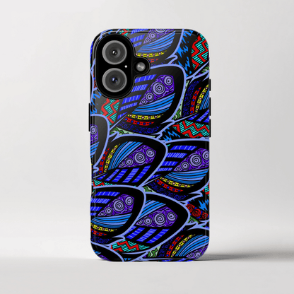 African Wax Print Phone Case - Afrocentric Art by The Trini Gee