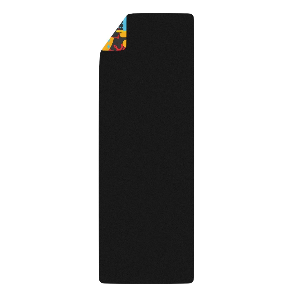 Afro Abstract Rubber Yoga Mat - Afrocentric Art by The Trini Gee