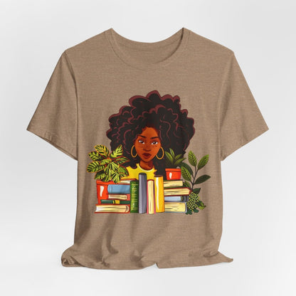 Afro Books Plants Shirt - The Trini Gee