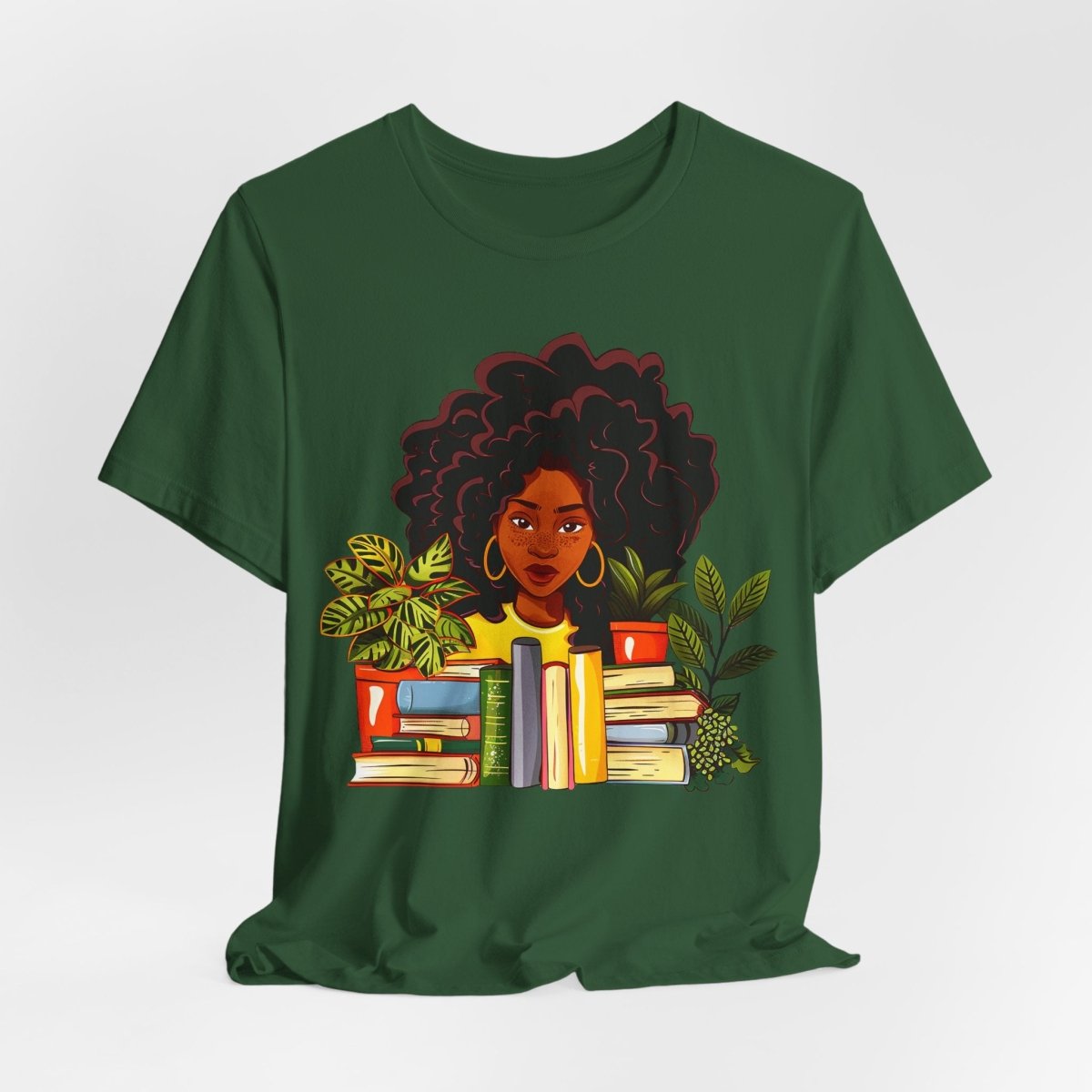 Afro Books Plants Shirt - The Trini Gee