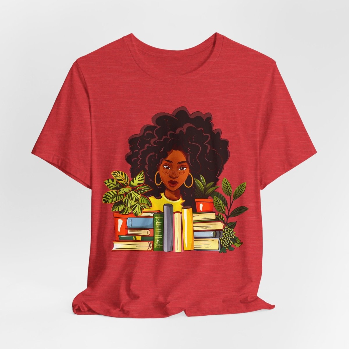 Afro Books Plants Shirt - The Trini Gee