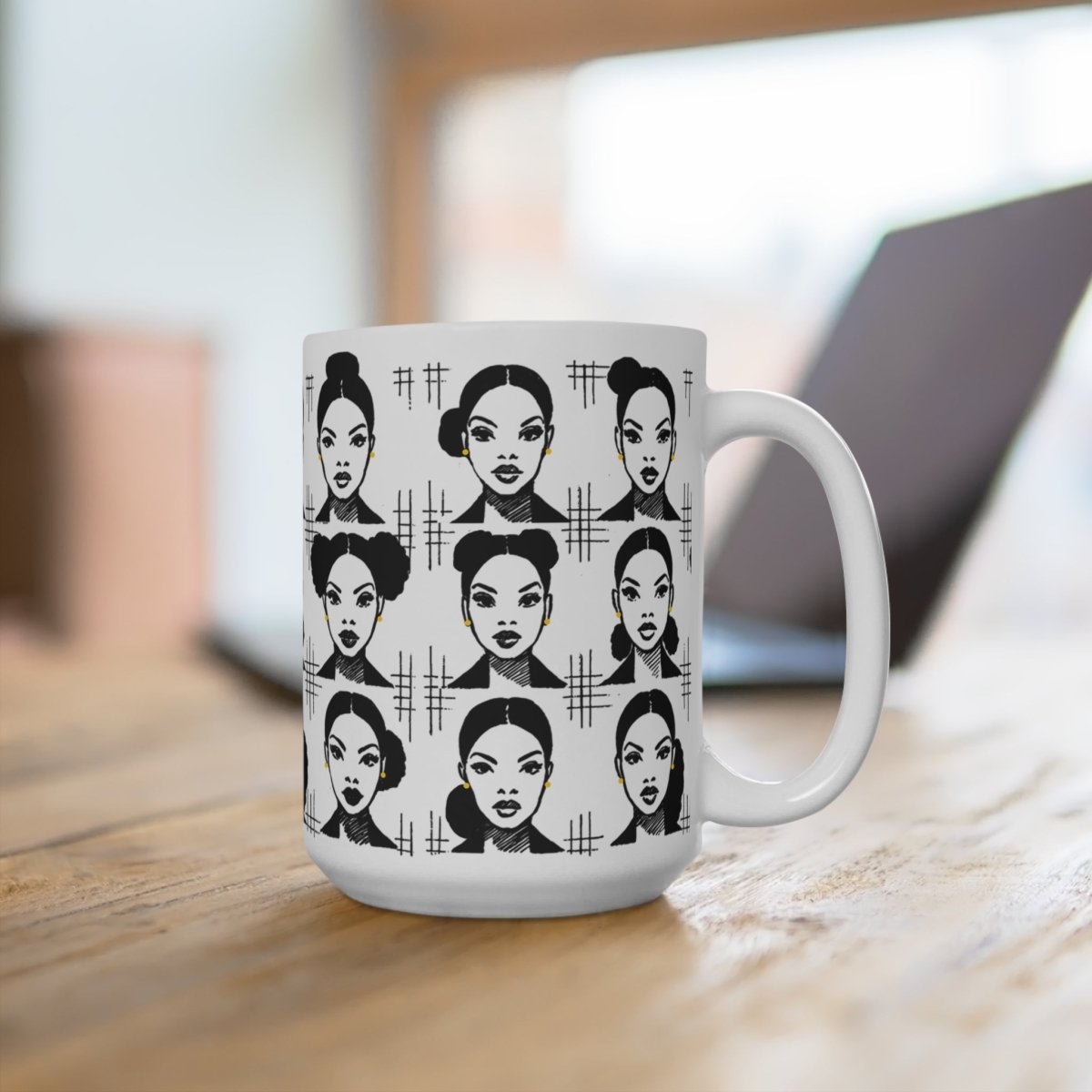Afro Bunz Mug - Afrocentric Art by The Trini Gee