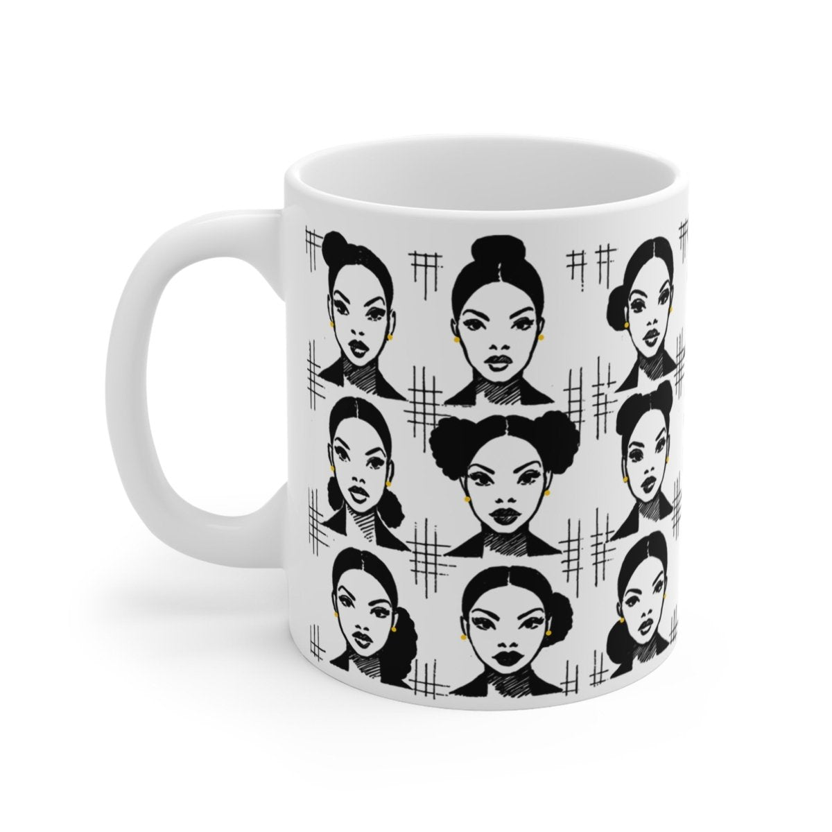 Afro Bunz Mug - Afrocentric Art by The Trini Gee