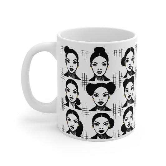 Afro Bunz Mug - Afrocentric Art by The Trini Gee