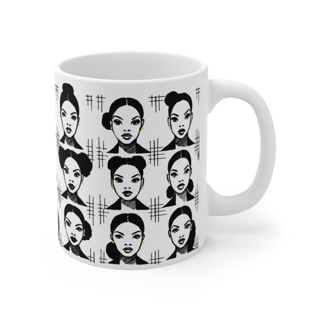 Afro Bunz Mug - Afrocentric Art by The Trini Gee