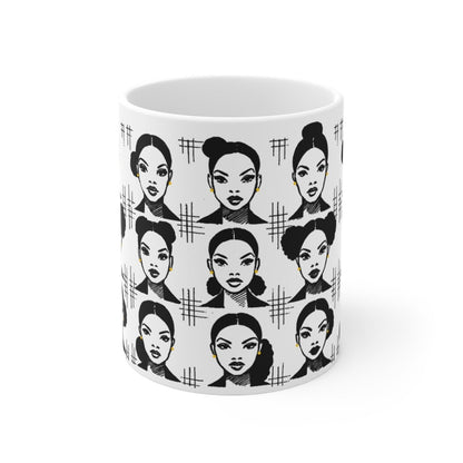 Afro Bunz Mug - Afrocentric Art by The Trini Gee