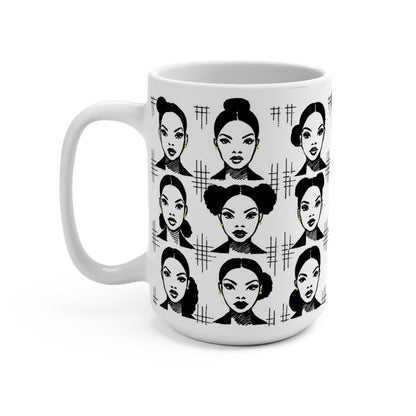 Afro Bunz Mug - Afrocentric Art by The Trini Gee