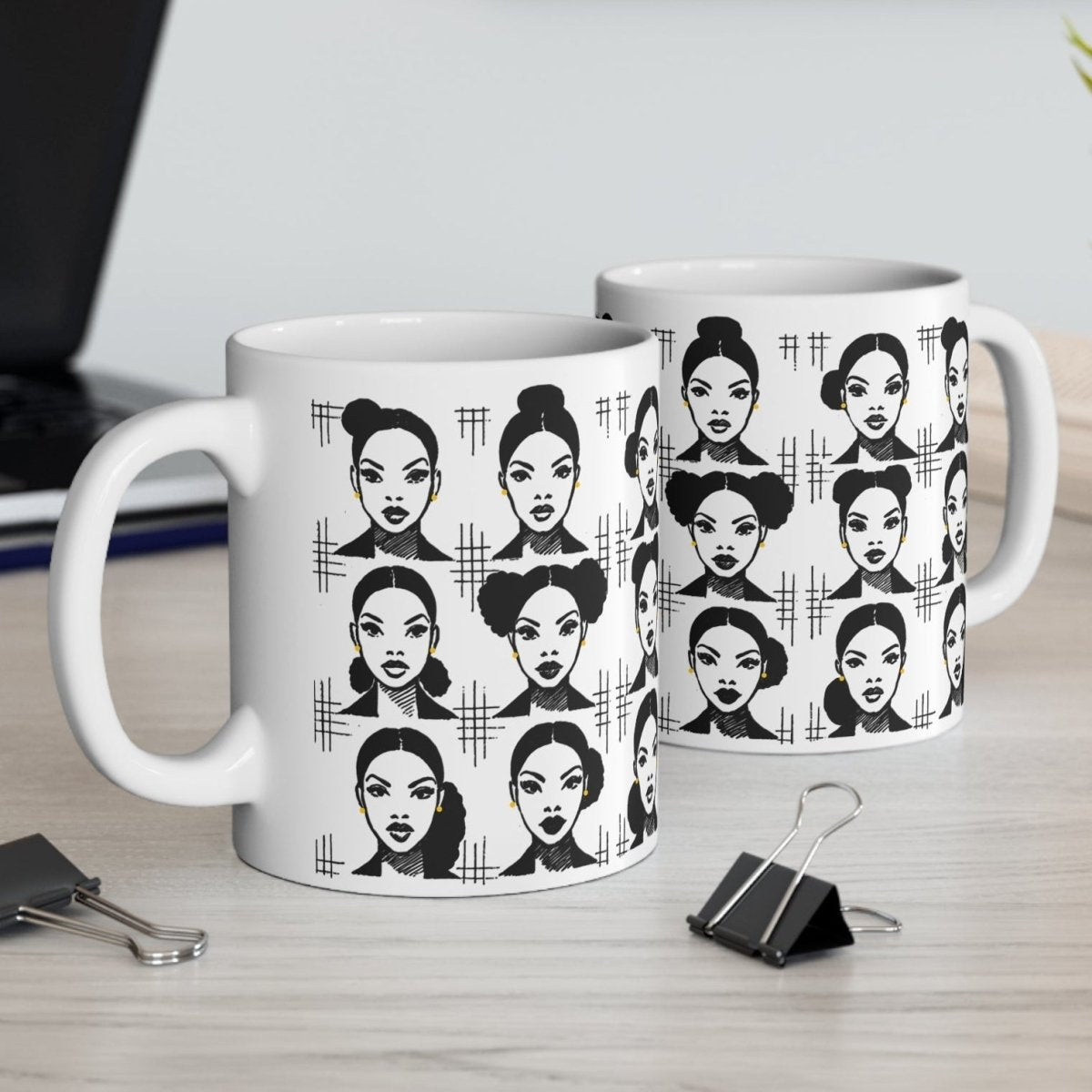 Afro Bunz Mug - Afrocentric Art by The Trini Gee