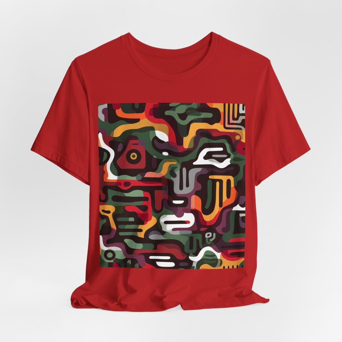 Afro Camo Shirt - Afrocentric Art by The Trini Gee