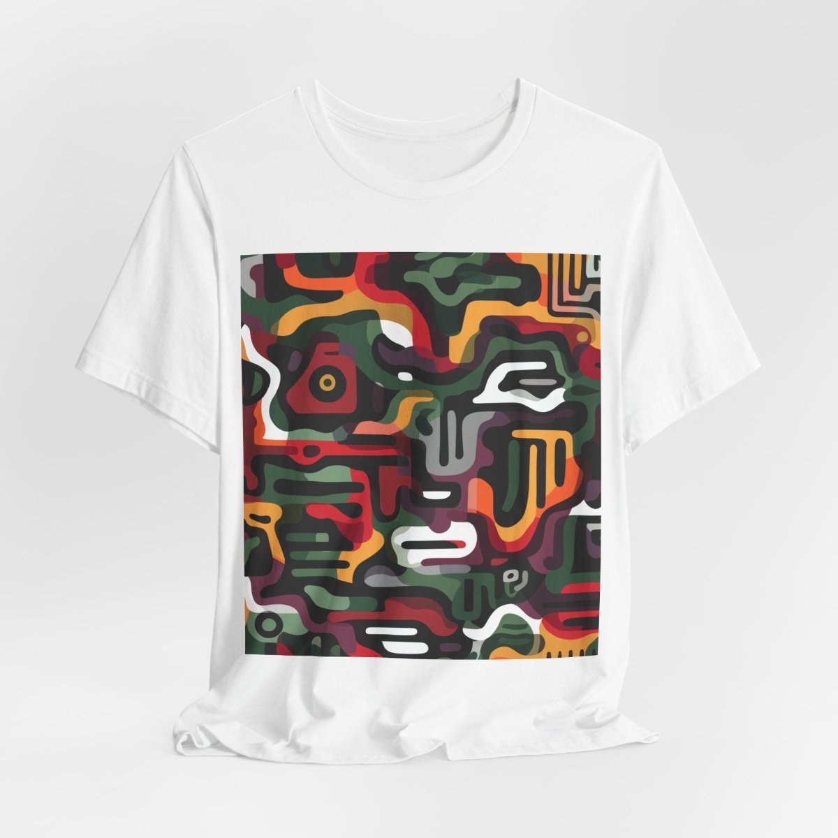 Afro Camo Shirt - Afrocentric Art by The Trini Gee