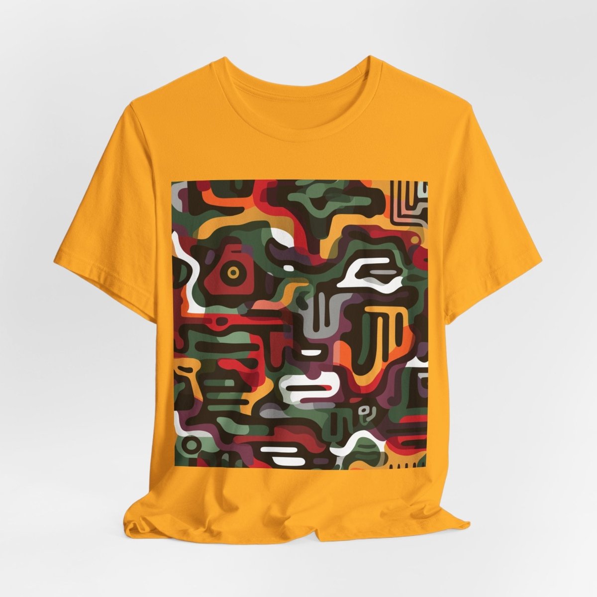 Afro Camo Shirt - Afrocentric Art by The Trini Gee