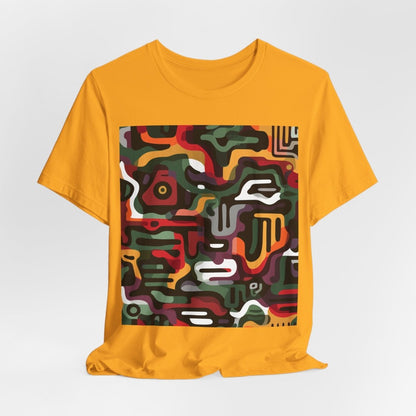 Afro Camo Shirt - Afrocentric Art by The Trini Gee