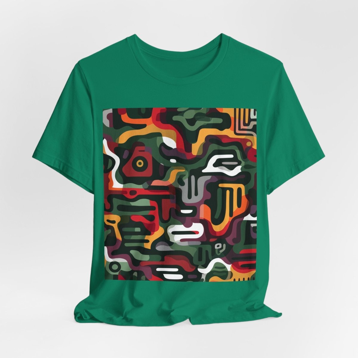 Afro Camo Shirt - Afrocentric Art by The Trini Gee