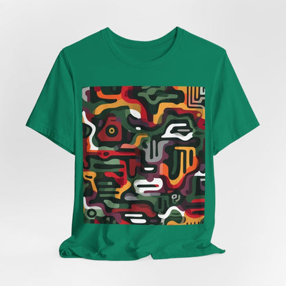 Afro Camo Shirt - Afrocentric Art by The Trini Gee