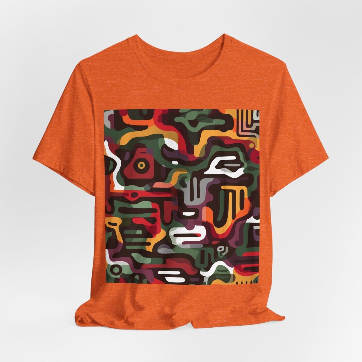 Afro Camo Shirt - Afrocentric Art by The Trini Gee