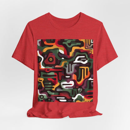 Afro Camo Shirt - Afrocentric Art by The Trini Gee