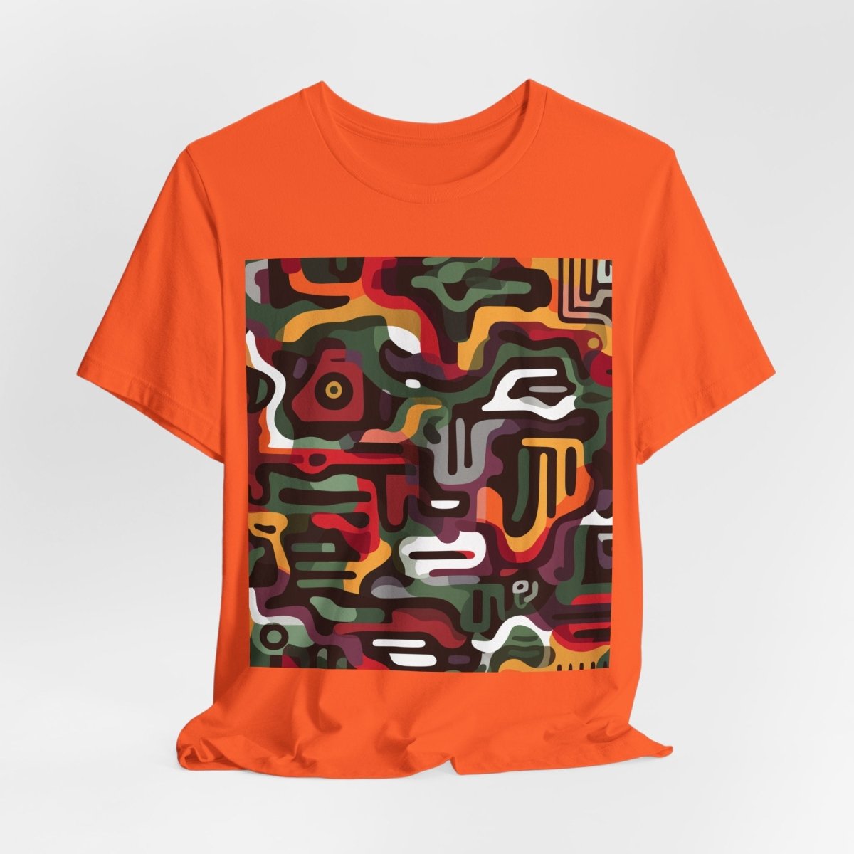 Afro Camo Shirt - Afrocentric Art by The Trini Gee