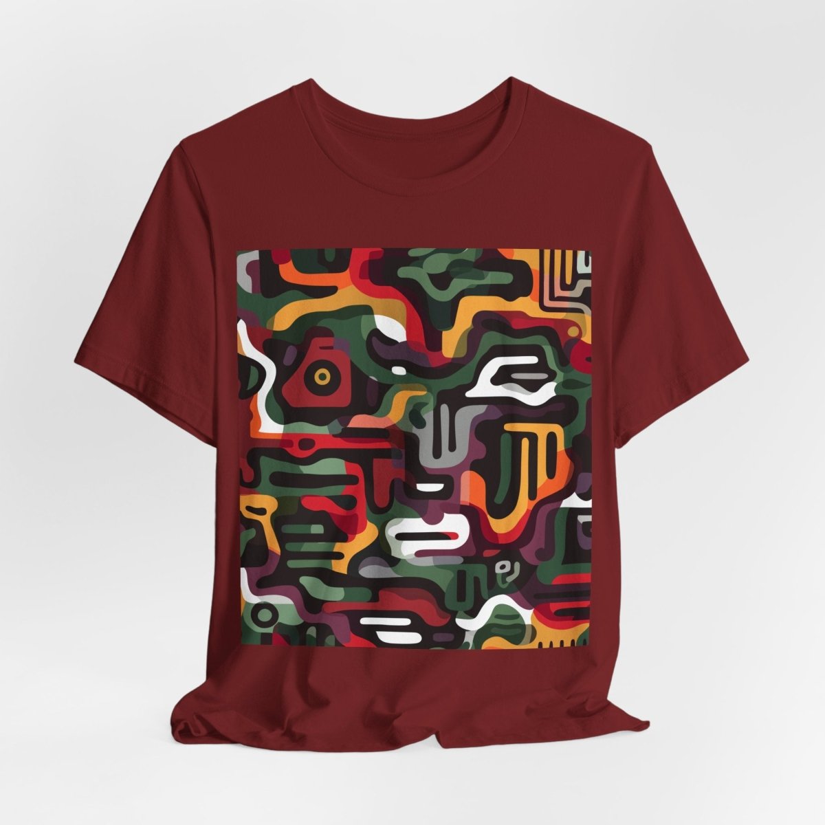 Afro Camo Shirt - Afrocentric Art by The Trini Gee