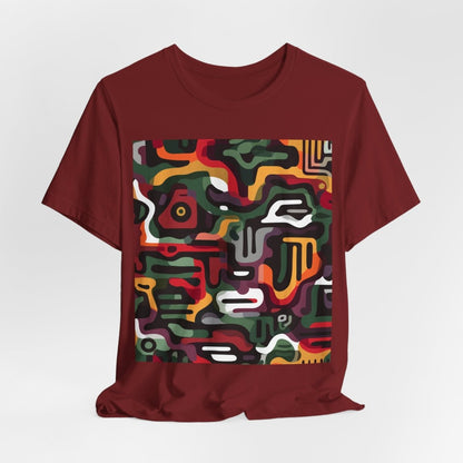 Afro Camo Shirt - Afrocentric Art by The Trini Gee