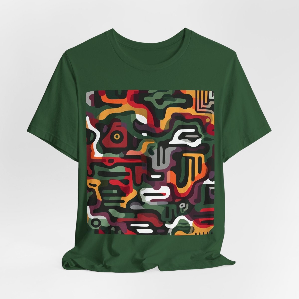 Afro Camo Shirt - Afrocentric Art by The Trini Gee