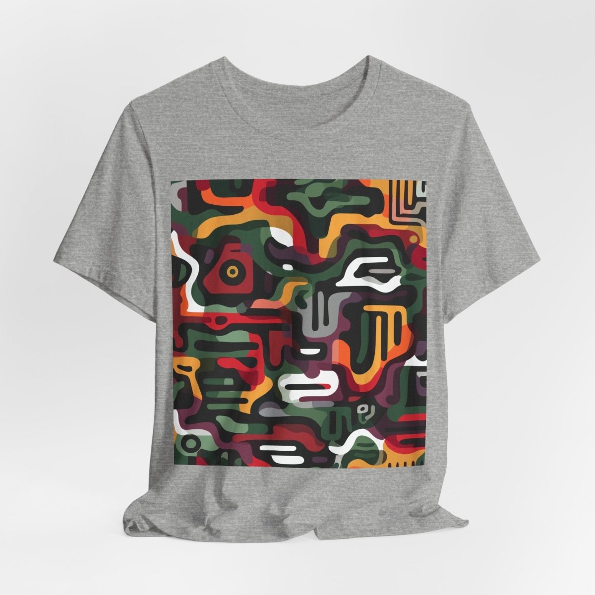 Afro Camo Shirt - Afrocentric Art by The Trini Gee