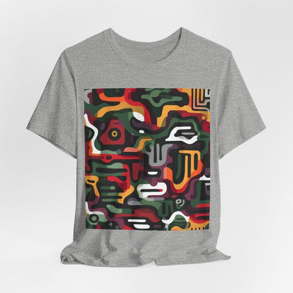 Afro Camo Shirt - Afrocentric Art by The Trini Gee