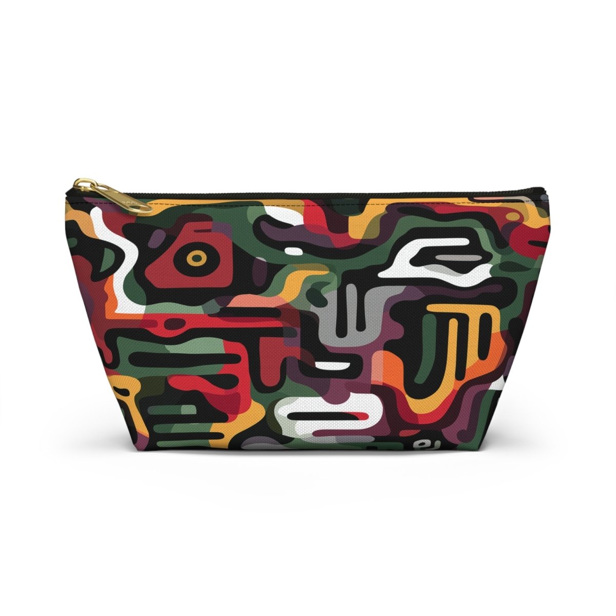 Afro Camo T - bottom Pouch - Afrocentric Art by The Trini Gee