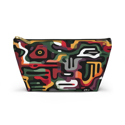 Afro Camo T - bottom Pouch - Afrocentric Art by The Trini Gee