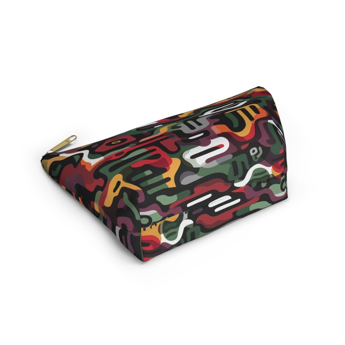 Afro Camo T - bottom Pouch - Afrocentric Art by The Trini Gee