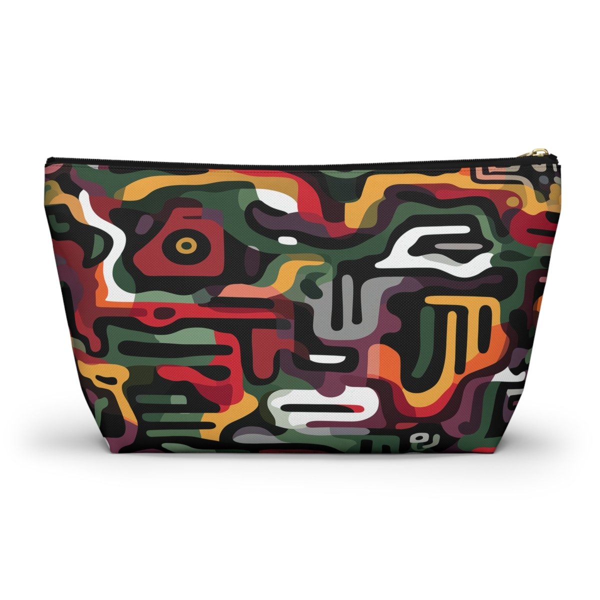 Afro Camo T - bottom Pouch - Afrocentric Art by The Trini Gee