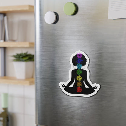 Afro Chakras Magnet - Afrocentric Art by The Trini Gee