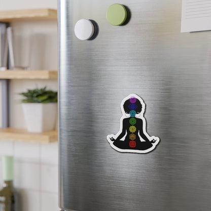 Afro Chakras Magnet - Afrocentric Art by The Trini Gee