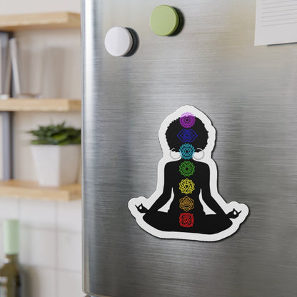 Afro Chakras Magnet - Afrocentric Art by The Trini Gee