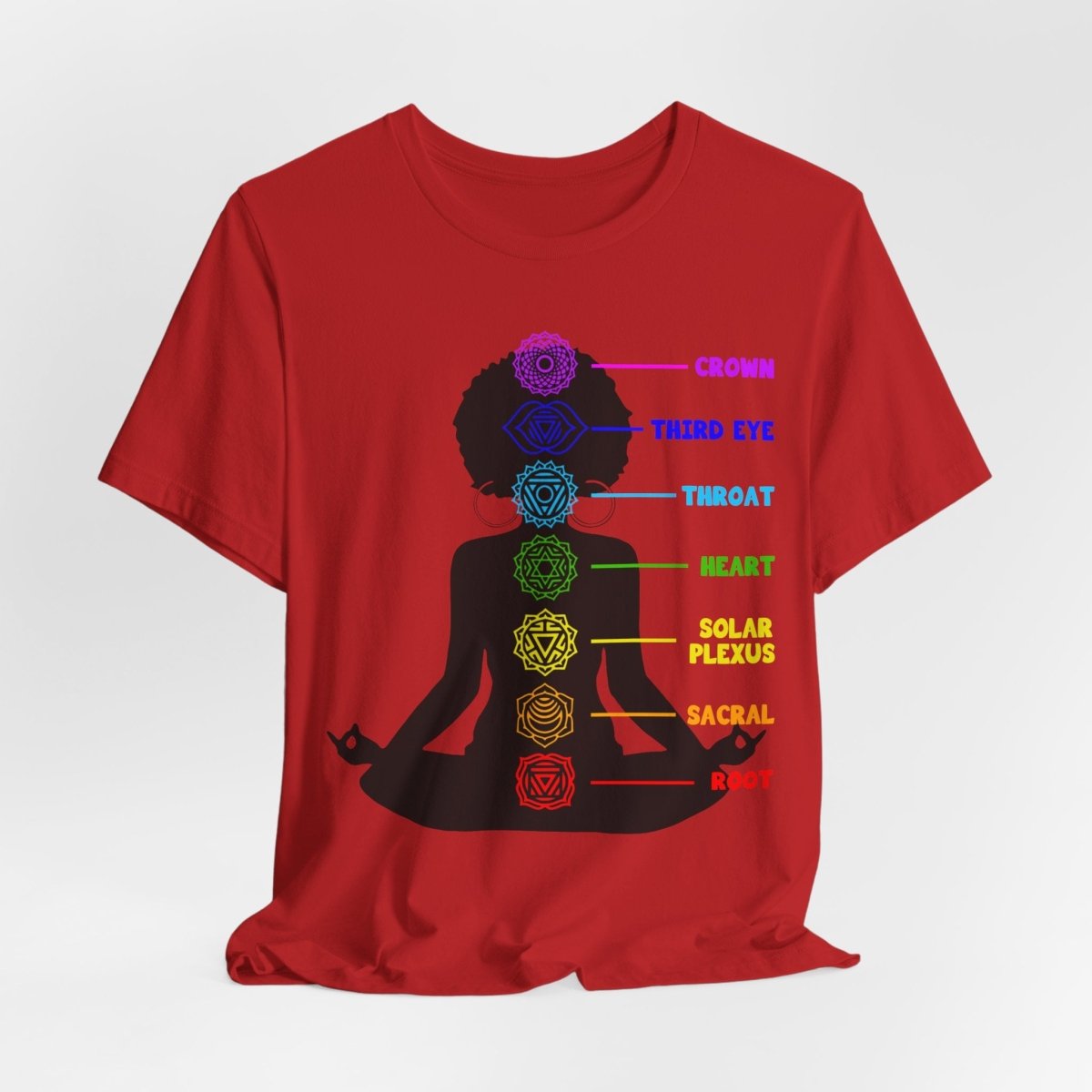 Afro Chakras Sweatshirt - Afrocentric Art by The Trini Gee
